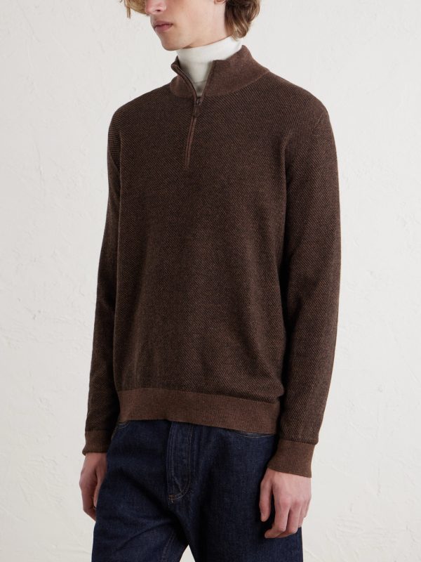 Roadster Cashmere Half-Zip Sweater - FR Roadster Cashmere Half-Zip Sweater - FR