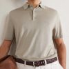 Slim-Fit Wool, Silk and Cashmere-Blend Polo Shirt - CU Slim-Fit Wool, Silk and Cashmere-Blend Polo Shirt - CU
