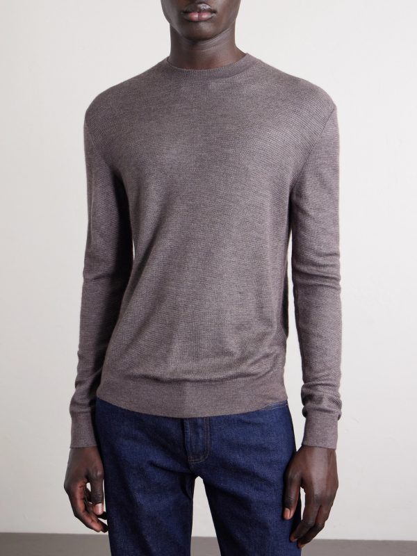 Cashmere and Silk-Blend Sweater - FR Cashmere and Silk-Blend Sweater - FR