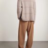 Wide-Leg Wool and Cashmere-Blend Trousers - BK