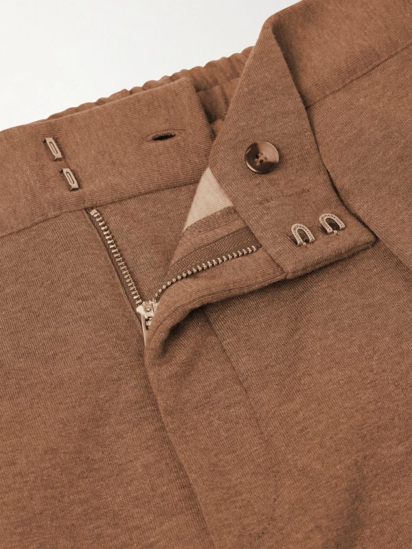 Wide-Leg Wool and Cashmere-Blend Trousers - E1