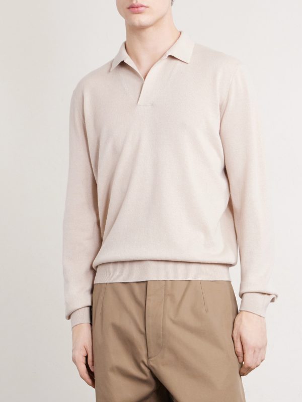 Sergio Cashmere Polo Sweater - FR Sergio Cashmere Polo Sweater - FR