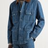 Austin Corduroy-Trimmed Denim Jacket - FR Austin Corduroy-Trimmed Denim Jacket - FR