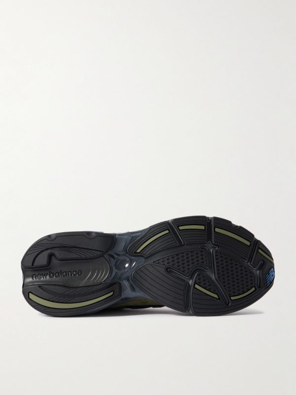 2010 Leather-Trimmed Mesh and Suede Sneakers - E1 2010 Leather-Trimmed Mesh and Suede Sneakers - E1