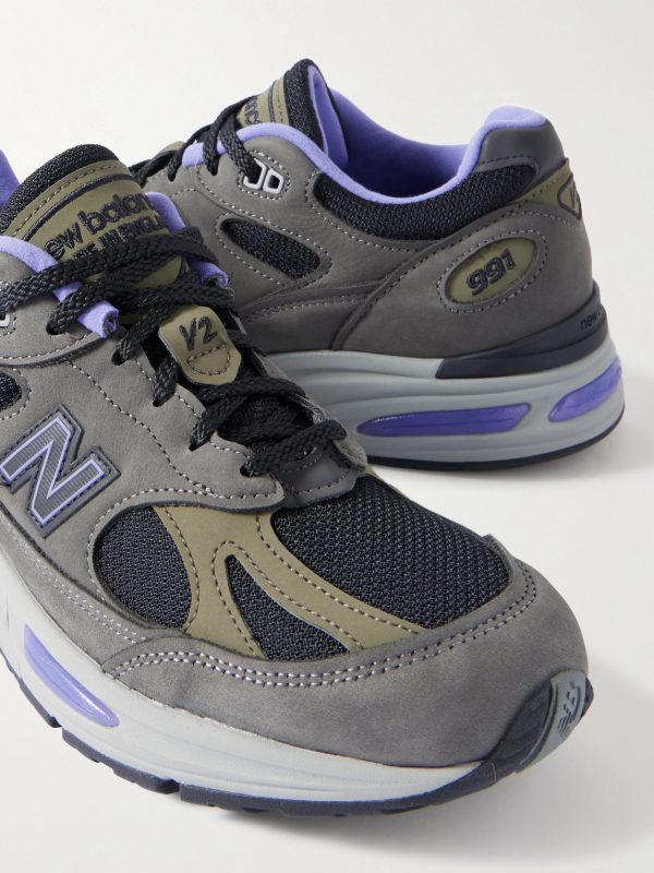 991v2 Suede and Mesh Sneakers - CU 991v2 Suede and Mesh Sneakers - CU