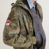 Padded Printed Cotton-Twill Hooded Bomber Jacket - CU Padded Printed Cotton-Twill Hooded Bomber Jacket - CU