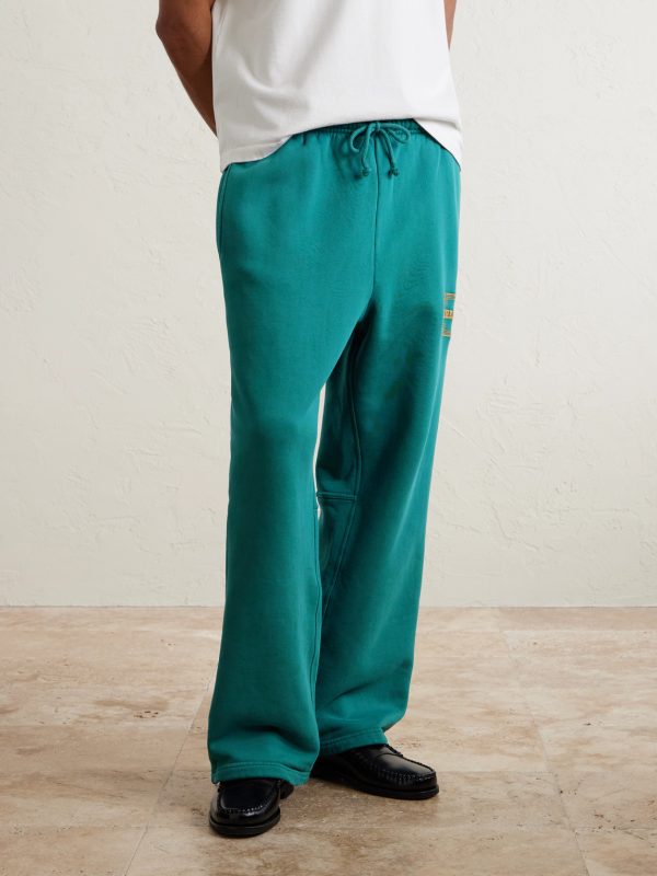Navajo Straight-Leg Logo-Embroidered Cotton-Jersey Sweatpants - FR