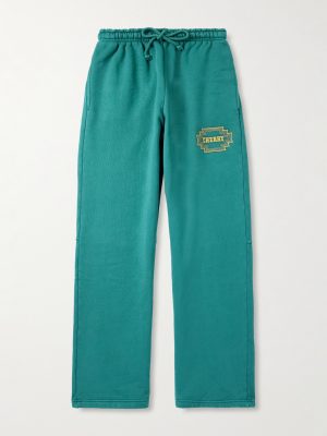 Navajo Straight-Leg Logo-Embroidered Cotton-Jersey Sweatpants Navajo Straight-Leg Logo-Embroidered Cotton-Jersey Sweatpants