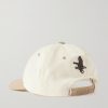 Navajo Suede-Trimmed Logo-Embroidered Twill Baseball Cap - BK Navajo Suede-Trimmed Logo-Embroidered Twill Baseball Cap - BK