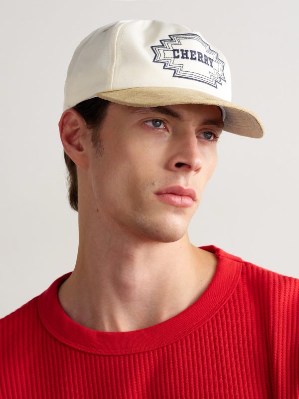 Navajo Suede-Trimmed Logo-Embroidered Twill Baseball Cap - OU Navajo Suede-Trimmed Logo-Embroidered Twill Baseball Cap - OU