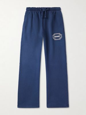 Navajo Straight-Leg Logo-Embroidered Cotton-Jersey Sweatpants Navajo Straight-Leg Logo-Embroidered Cotton-Jersey Sweatpants