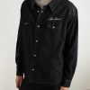 Logo-Embroidered Denim Western Shirt - FR