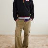 Logo-Appliquéd Fleece Half-Zip Sweater - OU Logo-Appliquéd Fleece Half-Zip Sweater - OU