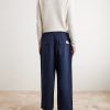 Parachute Wide-Leg Herringbone Cotton Trousers - BK Parachute Wide-Leg Herringbone Cotton Trousers - BK
