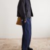 Parachute Wide-Leg Herringbone Cotton Trousers - OU Parachute Wide-Leg Herringbone Cotton Trousers - OU