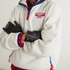 Logo-Appliquéd Fleece Half-Zip Sweatshirt - FR