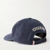 USA Logo-Embroidered Cotton-Twill Cap - BK