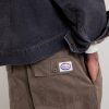 Herringbone Cotton Drawstring Trousers - E1 Herringbone Cotton Drawstring Trousers - E1