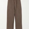 Herringbone Cotton Drawstring Trousers Herringbone Cotton Drawstring Trousers