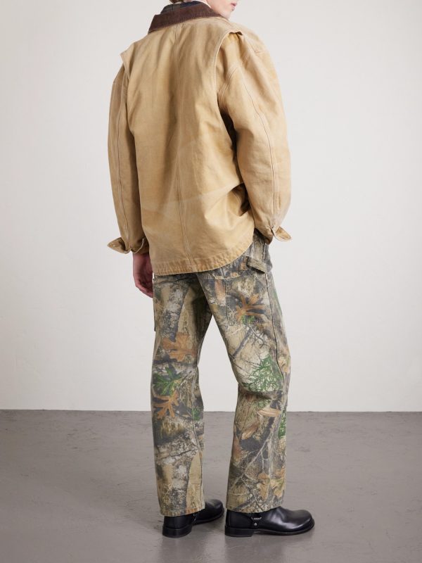 Wide-Leg Cotton-Canvas Trousers - BK Wide-Leg Cotton-Canvas Trousers - BK