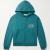 Navajo Logo-Embroidered Cotton-Jersey Zip-Up Hoodie Navajo Logo-Embroidered Cotton-Jersey Zip-Up Hoodie