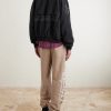 Championship Embroidered Shell Bomber Jacket - BK