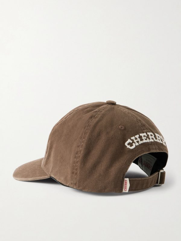 USA Logo-Embroidered Cotton-Twill Cap - BK USA Logo-Embroidered Cotton-Twill Cap - BK