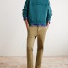 America's Favorite Crewneck Logo-Print Embroidered Cotton-Jersey Sweatshirt - OU