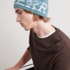 Flying Cherry Skull Logo-Intarsia Wool and Cashmere--Blend Beanie - E1 Flying Cherry Skull Logo-Intarsia Wool and Cashmere--Blend Beanie - E1