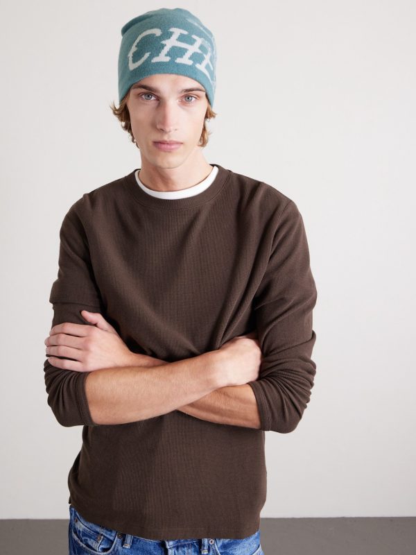 Flying Cherry Skull Logo-Intarsia Wool and Cashmere--Blend Beanie - OU Flying Cherry Skull Logo-Intarsia Wool and Cashmere--Blend Beanie - OU