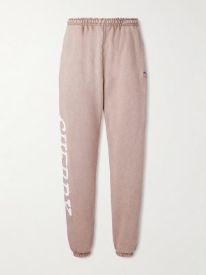 Hollywood Tapered Printed Cotton-Fleece Sweatpants