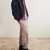Hollywood Tapered Printed Cotton-Fleece Sweatpants - OU Hollywood Tapered Printed Cotton-Fleece Sweatpants - OU