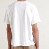 Five Star Logo-Embroidered Appliquéd Cotton-Jersey T-Shirt - BK Five Star Logo-Embroidered Appliquéd Cotton-Jersey T-Shirt - BK