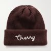 Logo-Embroidered Ribbed Cashmere Beanie