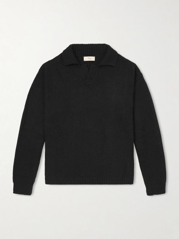 Logo-Embroidered Alpaca-Blend Sweater Logo-Embroidered Alpaca-Blend Sweater