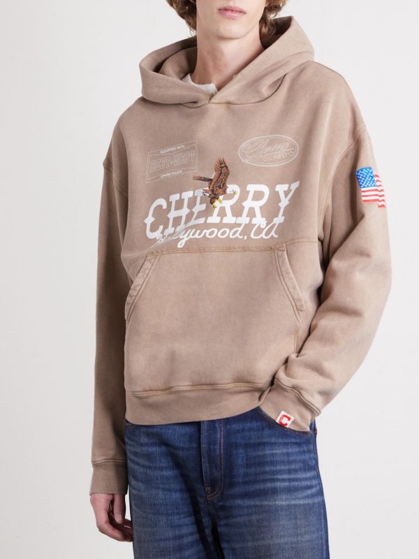 Logo-Print Cotton-Jersey Hoodie - FR