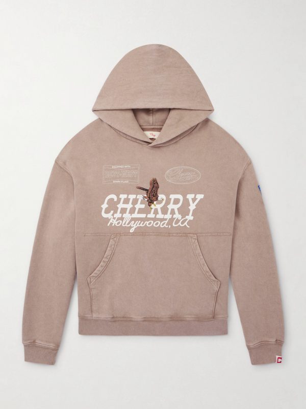 Logo-Print Cotton-Jersey Hoodie
