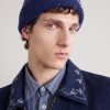 Logo-Embroidered Ribbed Cashmere Beanie - OU Logo-Embroidered Ribbed Cashmere Beanie - OU