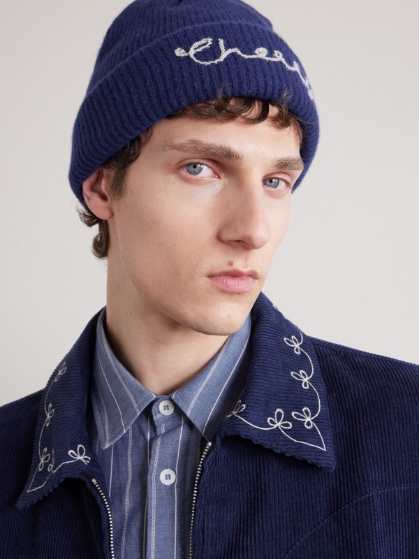 Logo-Embroidered Ribbed Cashmere Beanie - OU Logo-Embroidered Ribbed Cashmere Beanie - OU