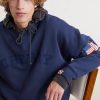 America's Favorite Crewneck Logo-Print Embroidered Cotton-Jersey Sweatshirt - CU America's Favorite Crewneck Logo-Print Embroidered Cotton-Jersey Sweatshirt - CU