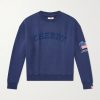 America's Favorite Crewneck Logo-Print Embroidered Cotton-Jersey Sweatshirt America's Favorite Crewneck Logo-Print Embroidered Cotton-Jersey Sweatshirt