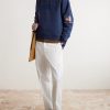 America's Favorite Crewneck Logo-Print Embroidered Cotton-Jersey Sweatshirt - OU America's Favorite Crewneck Logo-Print Embroidered Cotton-Jersey Sweatshirt - OU
