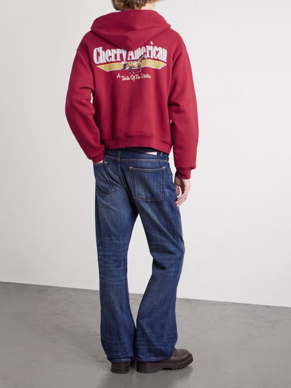 Logo-Print Cotton-Jersey Zip-Up Hoodie - BK Logo-Print Cotton-Jersey Zip-Up Hoodie - BK