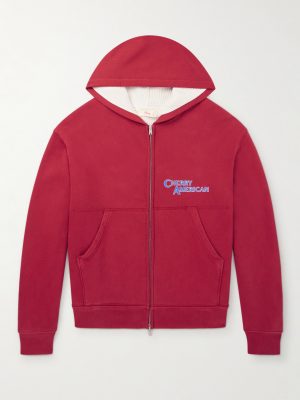 Logo-Print Cotton-Jersey Zip-Up Hoodie Logo-Print Cotton-Jersey Zip-Up Hoodie