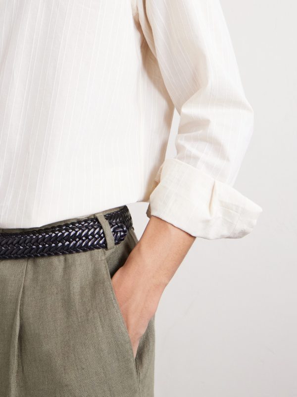 Striped Cotton-Poplin Shirt - CU Striped Cotton-Poplin Shirt - CU