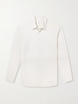Striped Cotton-Poplin Shirt Striped Cotton-Poplin Shirt