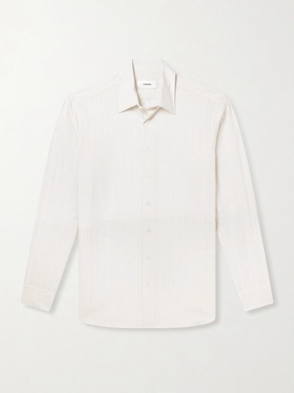 Striped Cotton-Poplin Shirt Striped Cotton-Poplin Shirt
