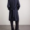 Virgin Wool-Gabardine Trench Coat - BK Virgin Wool-Gabardine Trench Coat - BK
