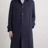 Virgin Wool-Gabardine Trench Coat - FR Virgin Wool-Gabardine Trench Coat - FR