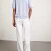 Ribbed Linen and Cotton-Blend Polo Shirt - BK
